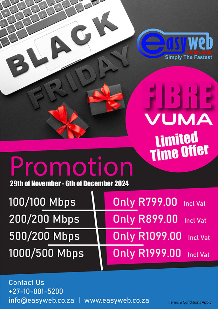 Promotions - Easyweb Internet -More Than Just Internet